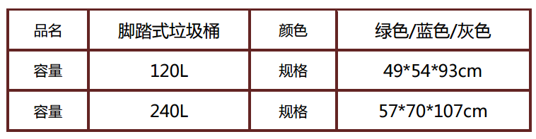 塑料垃圾桶